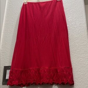 A/X Armani Exchange Vibrant Red A-Line Skirt